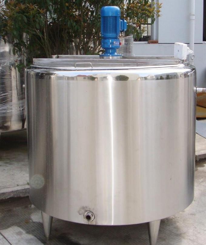 El tanque de mezcla del helado, envejecimiento de enfriamiento de mezcla calentado de la maduración del tanque del acero inoxidable